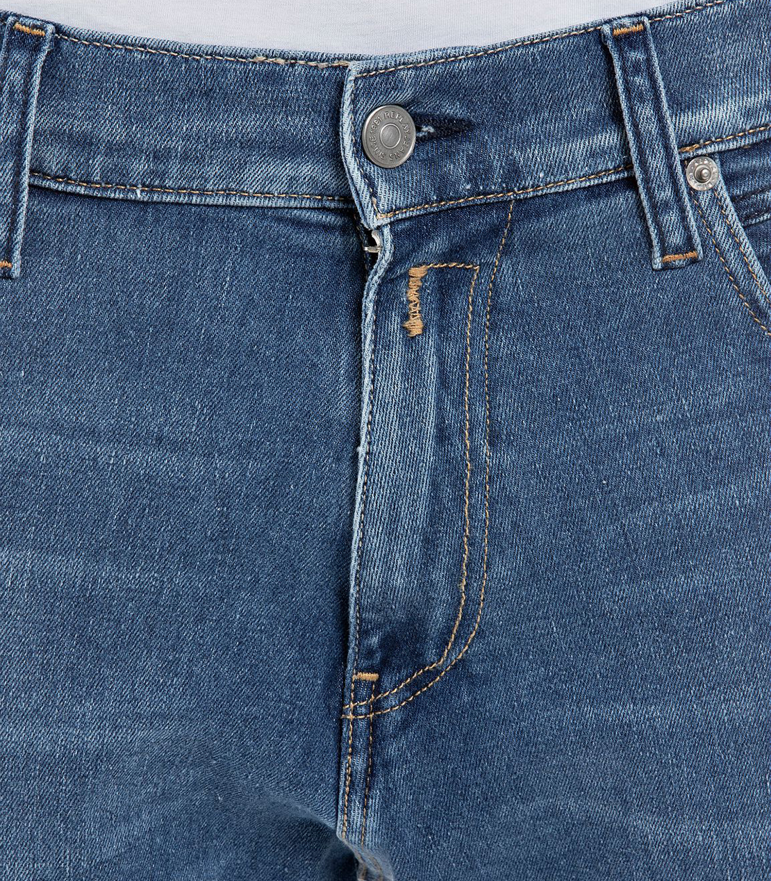 リラックステーパード SANDOTインディゴストレッチデニム 詳細画像 ミディアムブルー 5